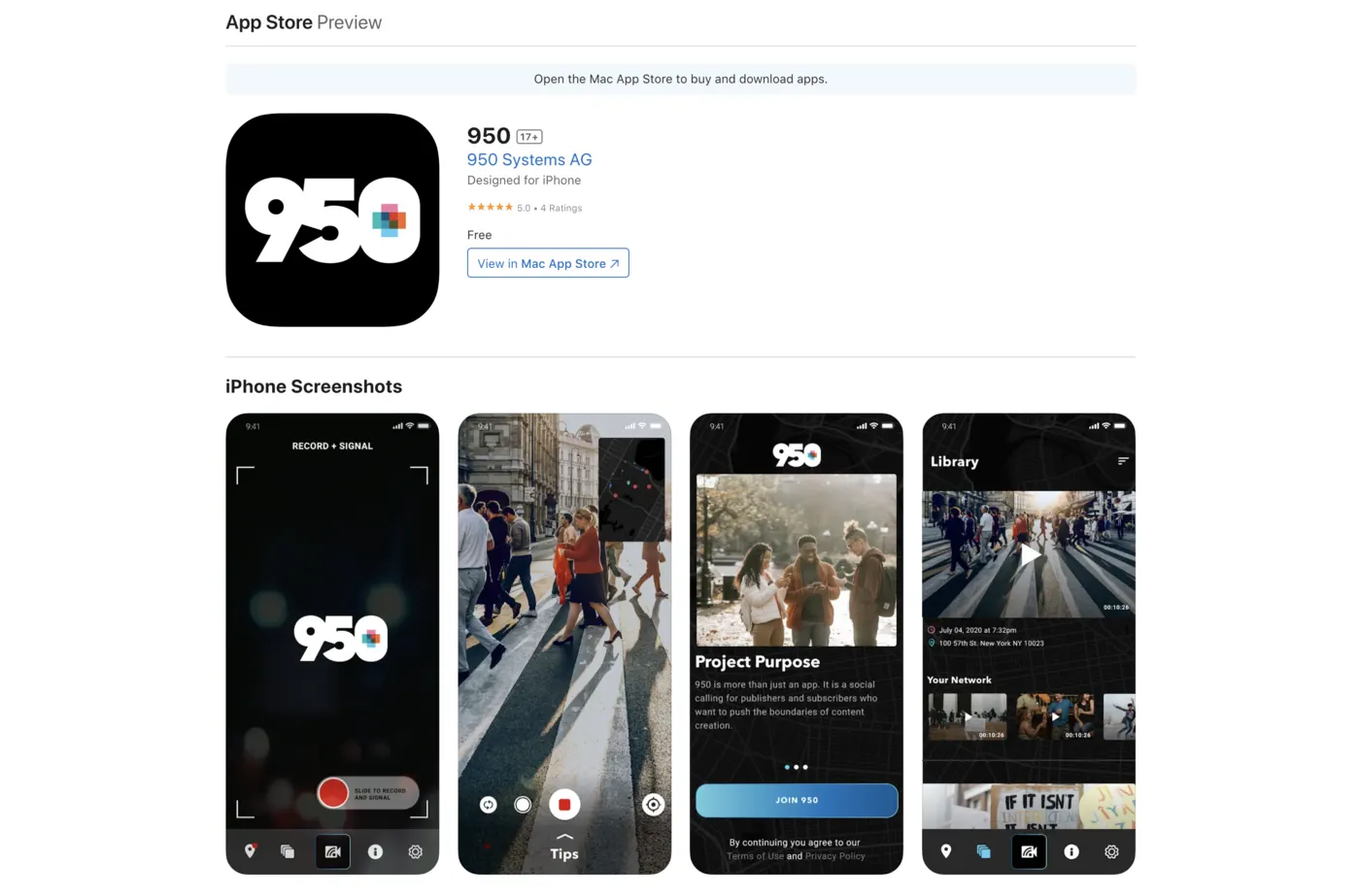 950 mobile app