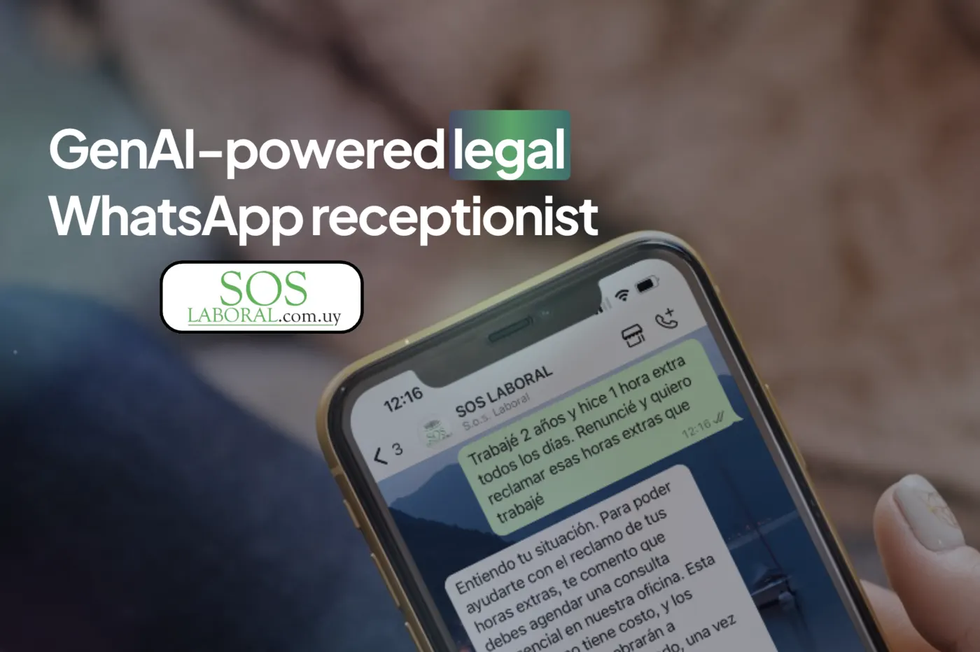 Expert Lawyer AI Agent WhatsApp conversation